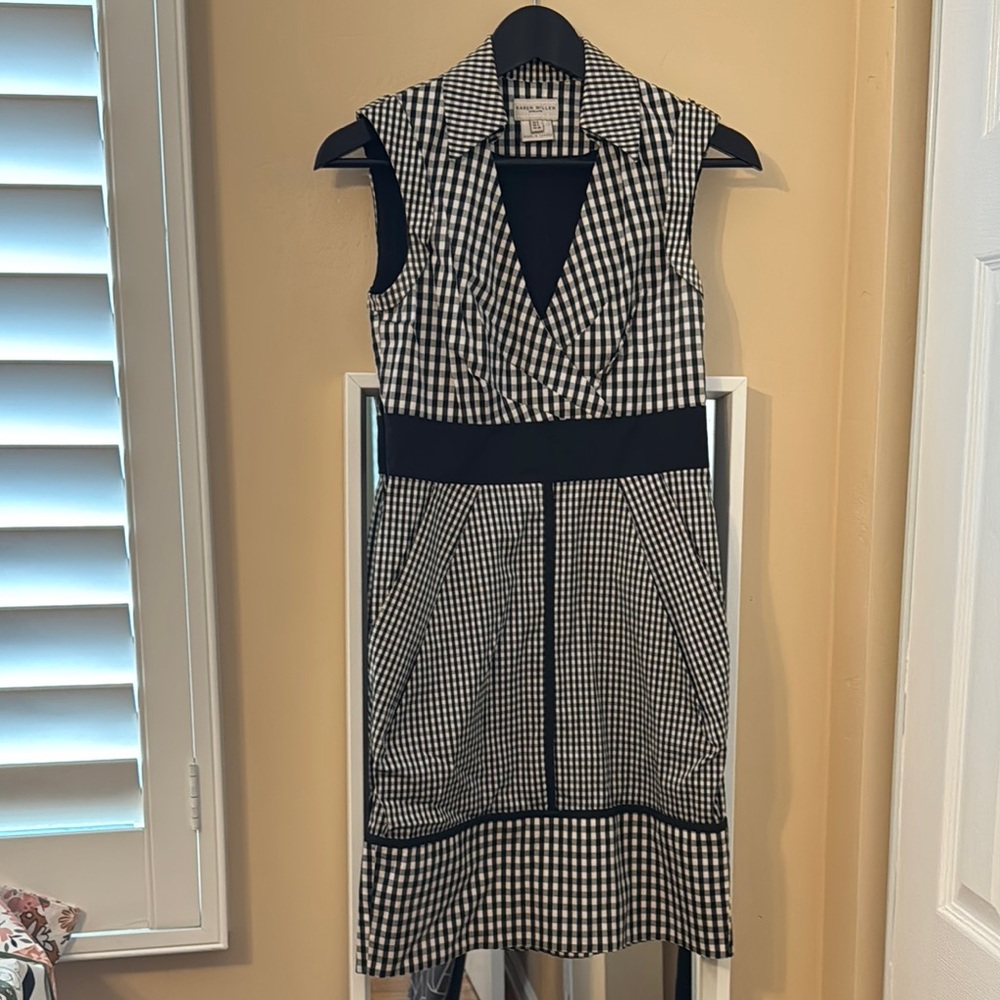 Black and White Checkered Dress